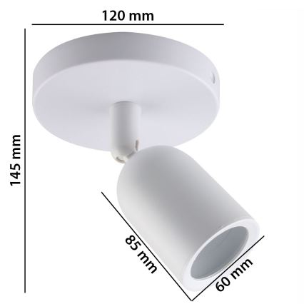 Bodové svítidlo SOLIS 1xGU10/6W/230V bílá