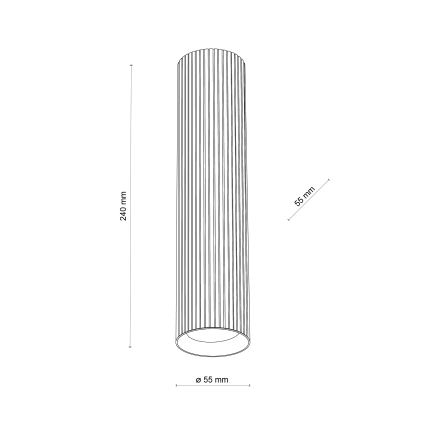 Bodové svítidlo TUNE L 1xGU10/10W/230V 24 cm bílá