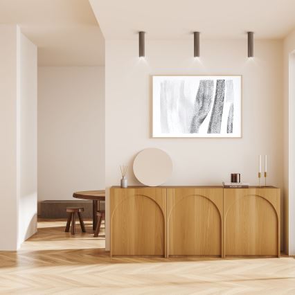Bodové svítidlo TUNE L 1xGU10/10W/230V 24 cm hnědá