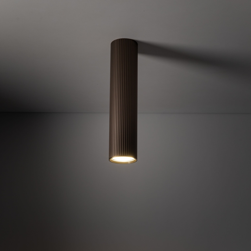 Bodové svítidlo TUNE L 1xGU10/10W/230V 24 cm hnědá