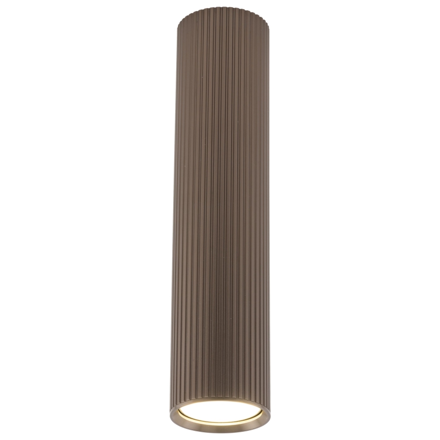 Bodové svítidlo TUNE L 1xGU10/10W/230V 24 cm hnědá