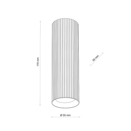 Bodové svítidlo TUNE M 1xGU10/10W/230V 17 cm bílá