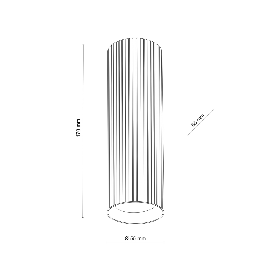 Bodové svítidlo TUNE M 1xGU10/10W/230V 17 cm bílá