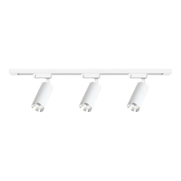 Bodové svítidlo v lištovém systému MICA 3xGU10/10W/230V bílá/matný chrom