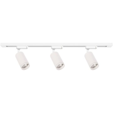 Bodové svítidlo v lištovém systému PIPE 3xGU10/10W/230V bílá