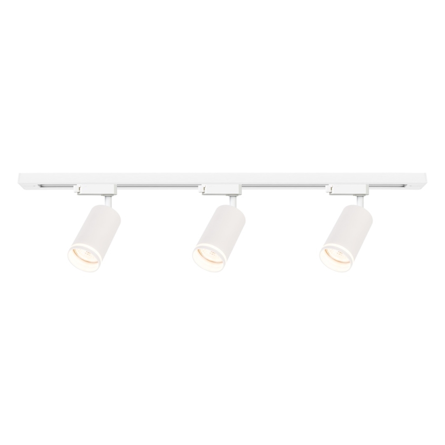 Bodové svítidlo v lištovém systému PIPE 3xGU10/10W/230V bílá