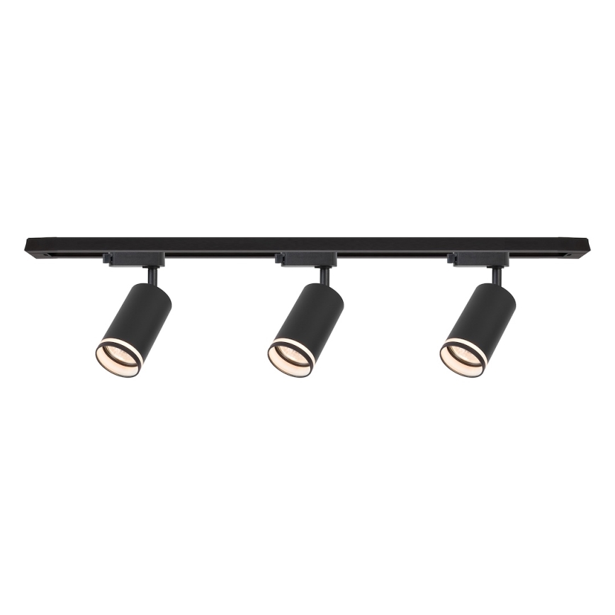 Bodové svítidlo v lištovém systému PIPE 3xGU10/10W/230V černá