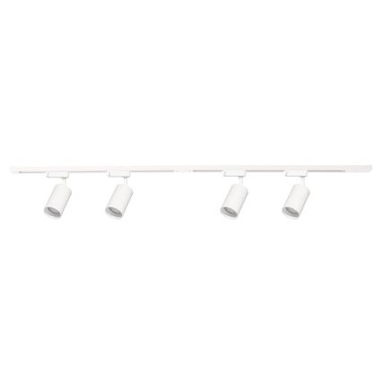 Bodové svítidlo v lištovém systému PIPE 4xGU10/10W/230V bílá