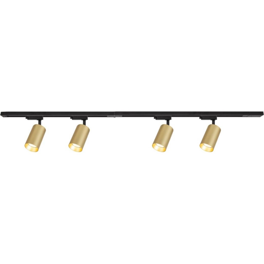 Bodové svítidlo v lištovém systému PIPE 4xGU10/10W/230V zlatá/černá