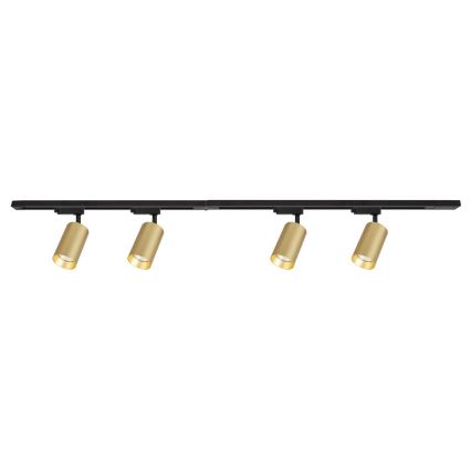 Bodové svítidlo v lištovém systému PIPE 4xGU10/10W/230V zlatá/černá