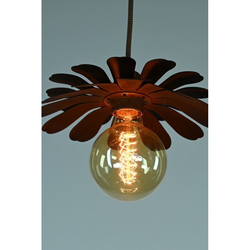 Bohemia-Design - Lustr na lanku 1xE27/60W/230V bronzová