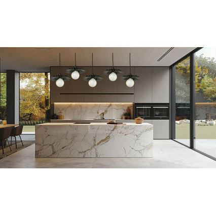 Bohemia-Design - Lustr na lanku 1xE27/60W/230V černá