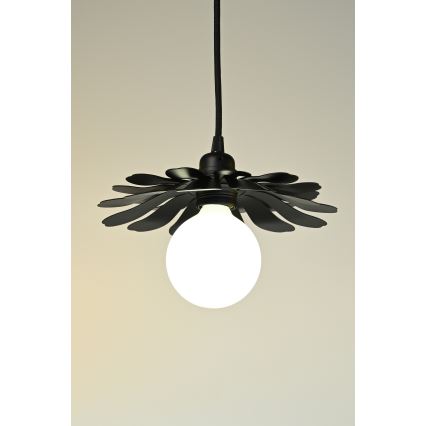 Bohemia-Design - Lustr na lanku 1xE27/60W/230V černá