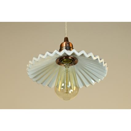 Bohemia-Design - Porcelánový lustr na lanku 1xE27/60W/230V