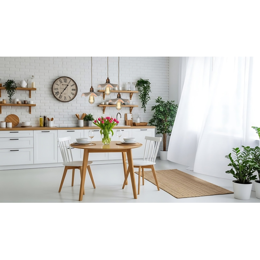 Bohemia-Design - Porcelánový lustr na lanku 1xE27/60W/230V
