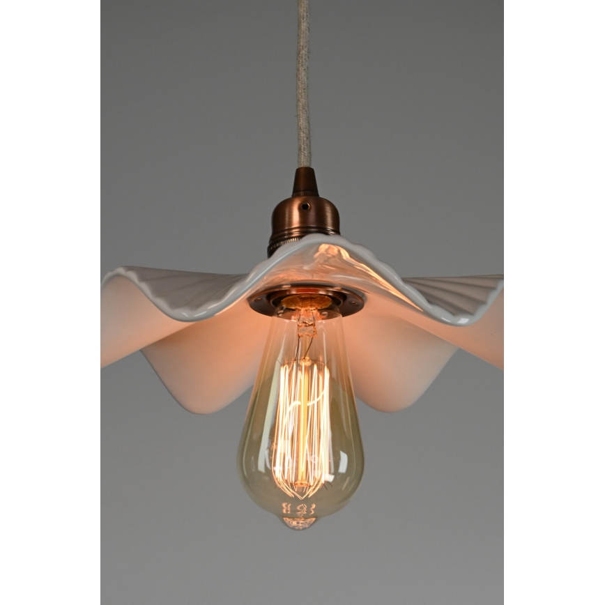 Bohemia-Design - Porcelánový lustr na lanku 1xE27/60W/230V