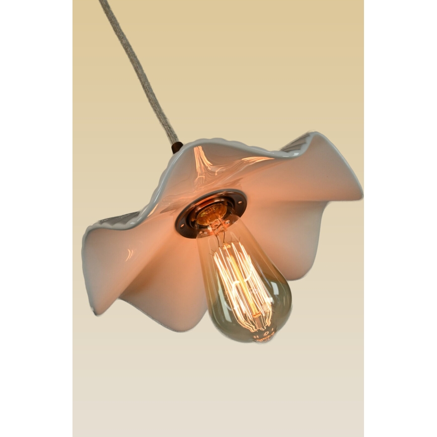 Bohemia-Design - Porcelánový lustr na lanku 1xE27/60W/230V