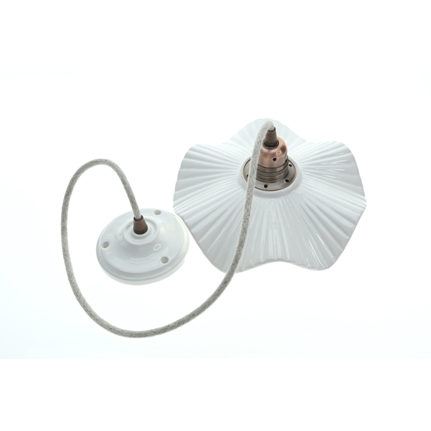 Bohemia-Design - Porcelánový lustr na lanku 1xE27/60W/230V
