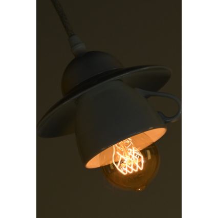 Bohemia-Design - Porcelánový lustr na lanku 1xE27/60W/230V