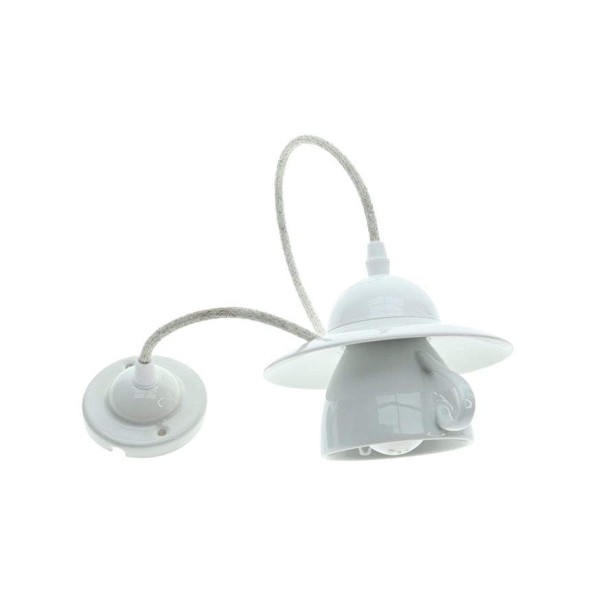 Bohemia-Design - Porcelánový lustr na lanku 1xE27/60W/230V