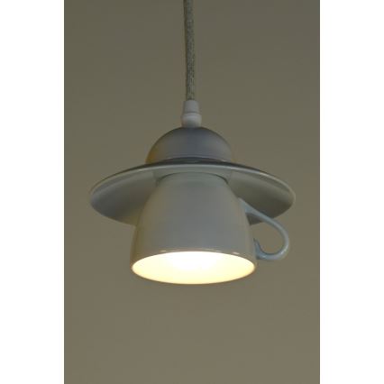 Bohemia-Design - Porcelánový lustr na lanku 1xE27/60W/230V