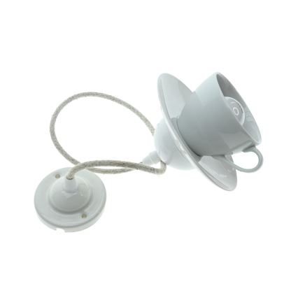 Bohemia-Design - Porcelánový lustr na lanku 1xE27/60W/230V