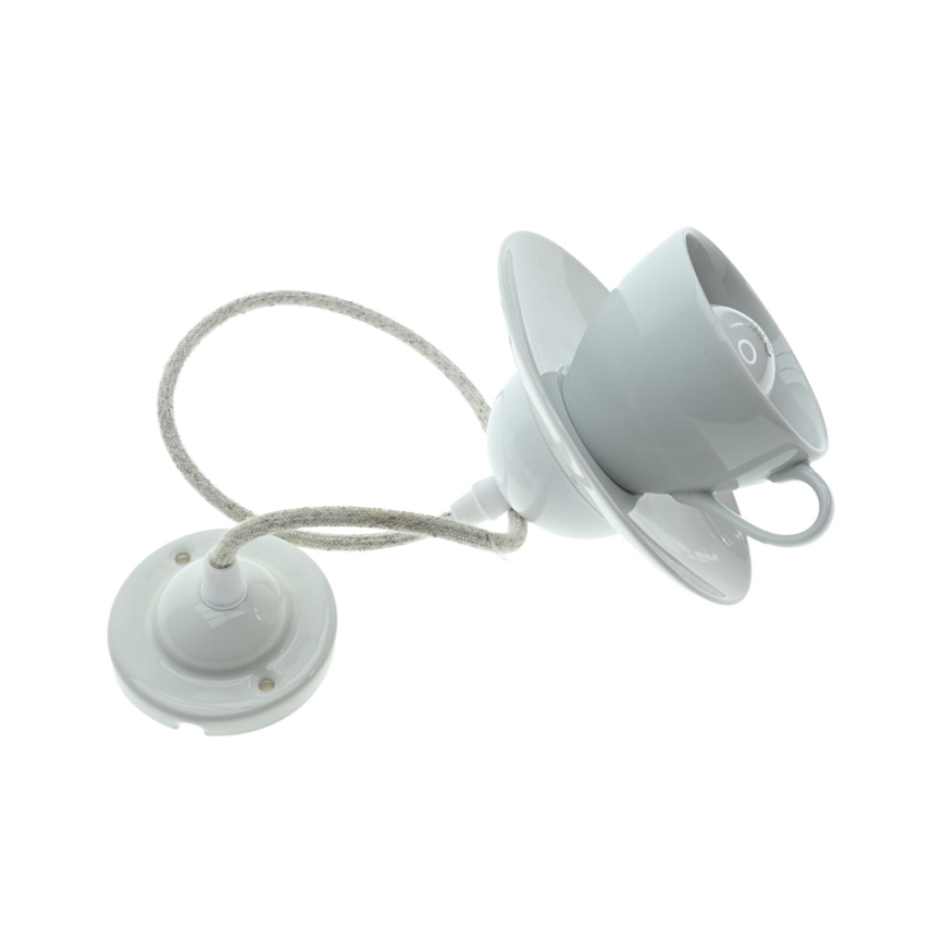 Bohemia-Design - Porcelánový lustr na lanku 1xE27/60W/230V