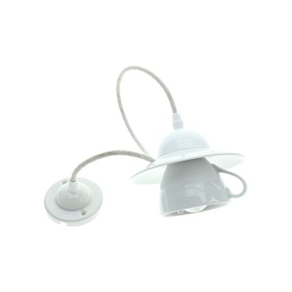 Bohemia-Design - Porcelánový lustr na lanku 1xE27/60W/230V