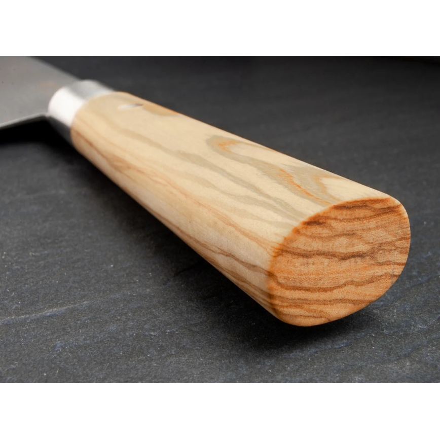 Böker - Damaškový kuchyňský nůž DAMAST OLIVE 21,2 cm olivové dřevo