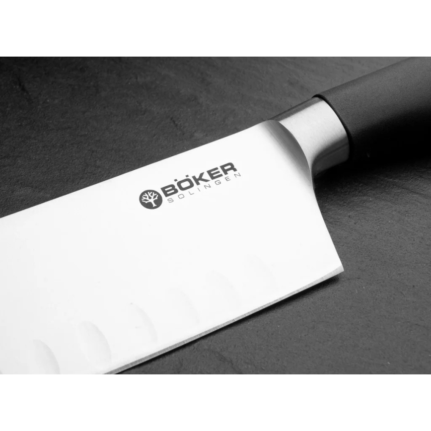 Böker - Kuchyňský nůž santoku CORE PROFESSIONAL 16,5 cm černá