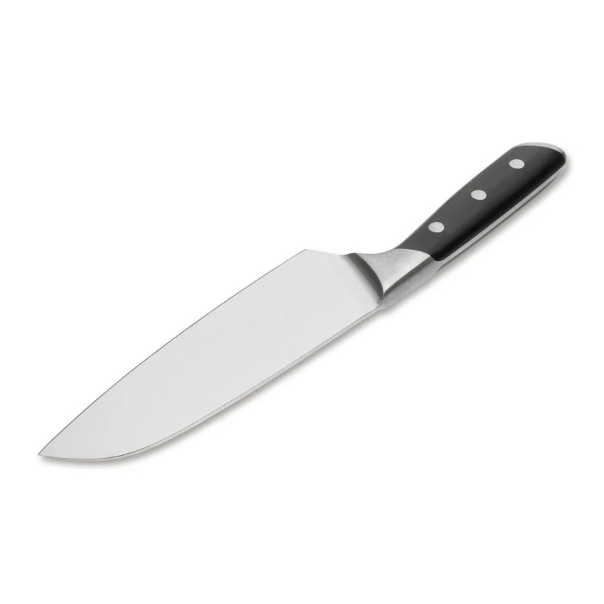 Böker - Kuchyňský nůž santoku FORGE 16 cm černá