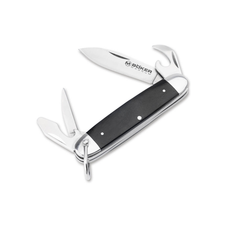 Böker - Multifunkční kapesní nůž Magnum Classic Pocket Steel 16 cm/4 funkce palisandr