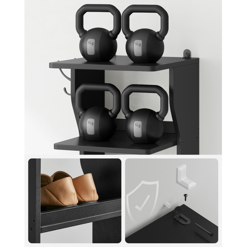 Botník BOTARO černá