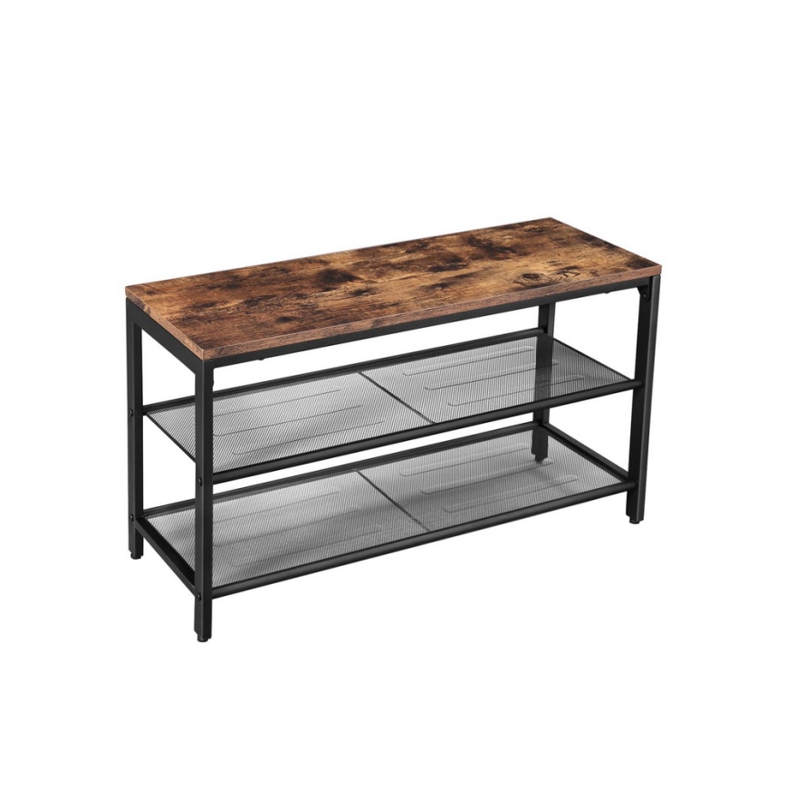 Botník DAVOR hnědá/černá