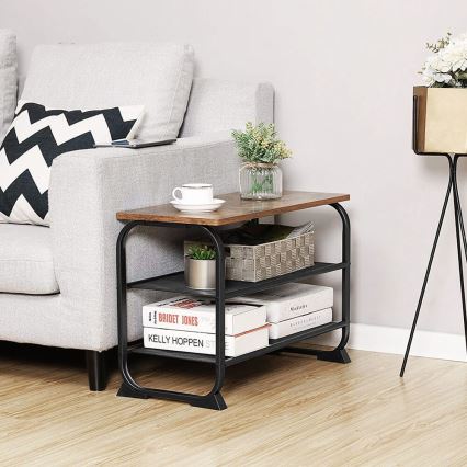 Botník DAVOR hnědá/černá