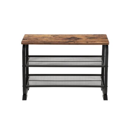 Botník DAVOR hnědá/černá