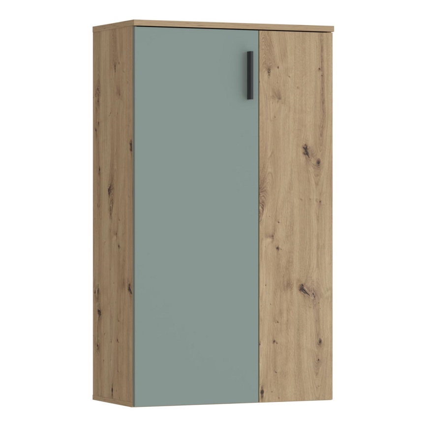 Botník ETON dub artisan/zelená