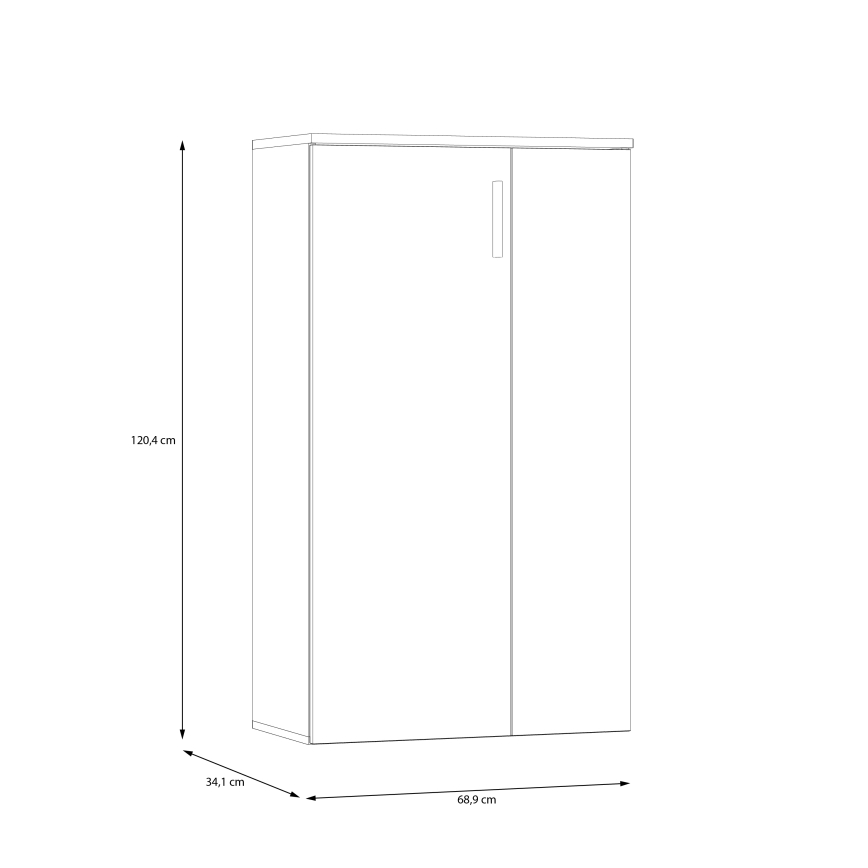 Botník ETON dub artisan/zelená
