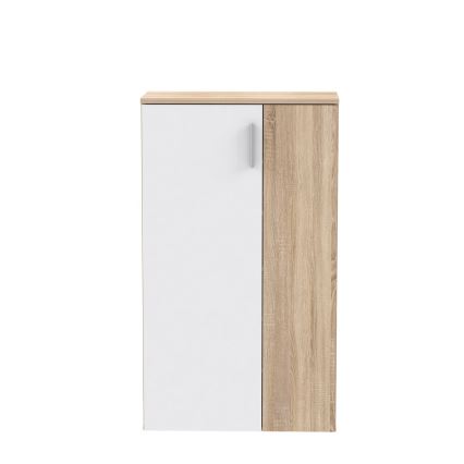 Botník ETON dub sonoma/bílá