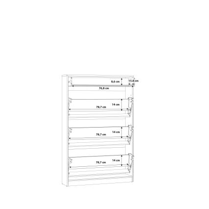 Botník KAVI dub artisan