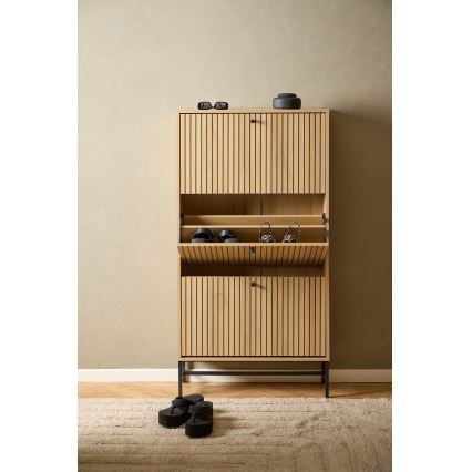 Botník OLIVIA 72x140x25 cm dub