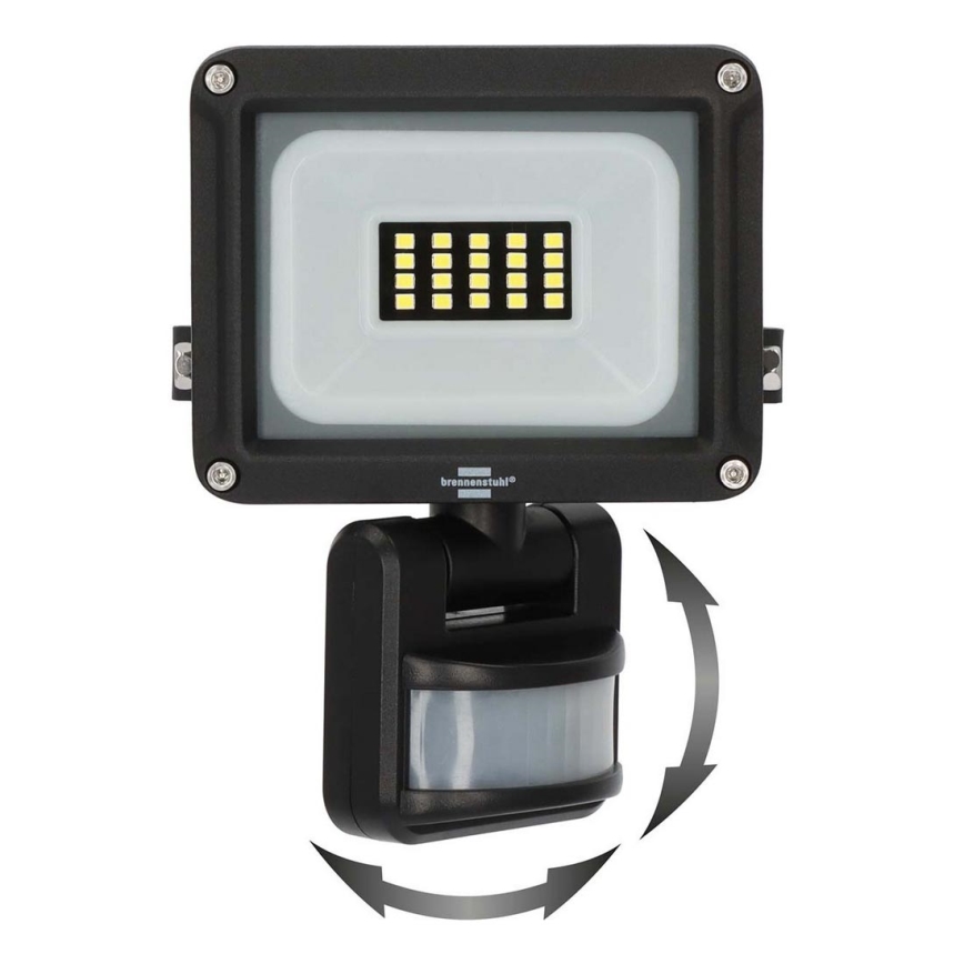 Brennenstuhl - LED Venkovní reflektor se senzorem LED/10W/230V 6500K IP65