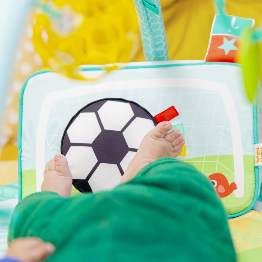 Bright Starts - Dětská hrací deka OBALL GRIP & KICK 3xAA