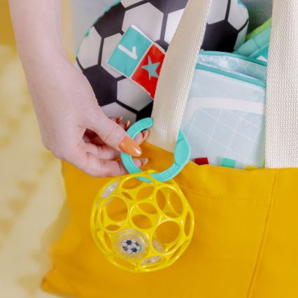 Bright Starts - Dětská hrací deka OBALL GRIP & KICK 3xAA