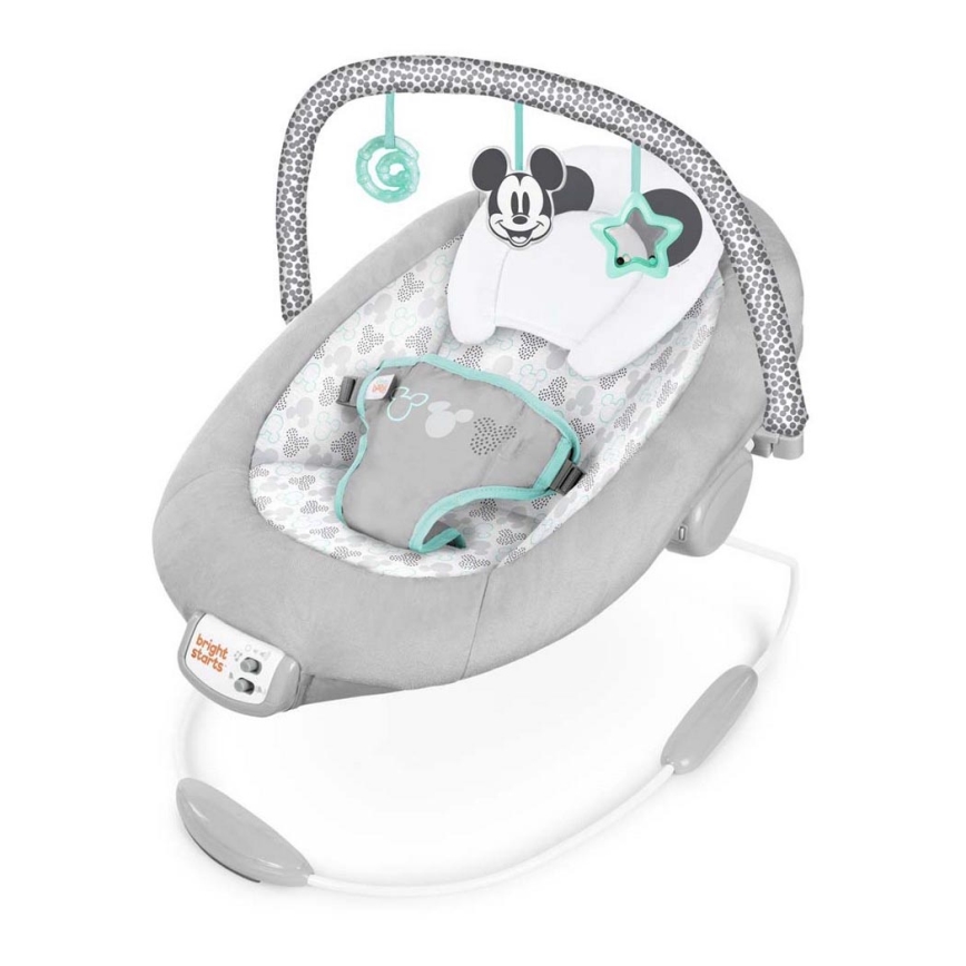 Bright Starts - Dětské vibrující lehátko s melodií MICKEY MOUSE 3xLR14