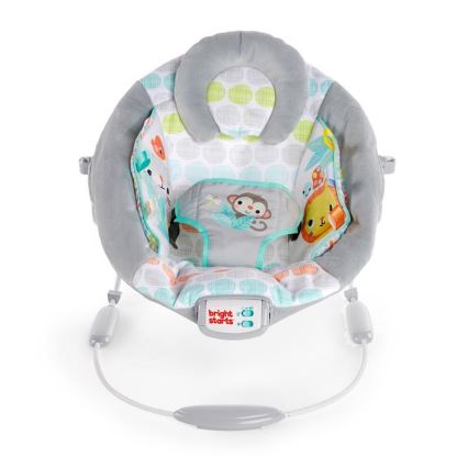 Bright Starts - Dětské vibrující lehátko s melodií WHIMSICAL WILD 3xLR14
