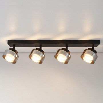 Brilagi - Bodové svítidlo AURA LUX 4xGX53/30W/230V černá/kouřová