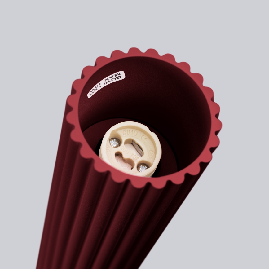 Brilagi - Bodové svítidlo CRESTO 1xGU10/10W/230V 10 cm burgundy