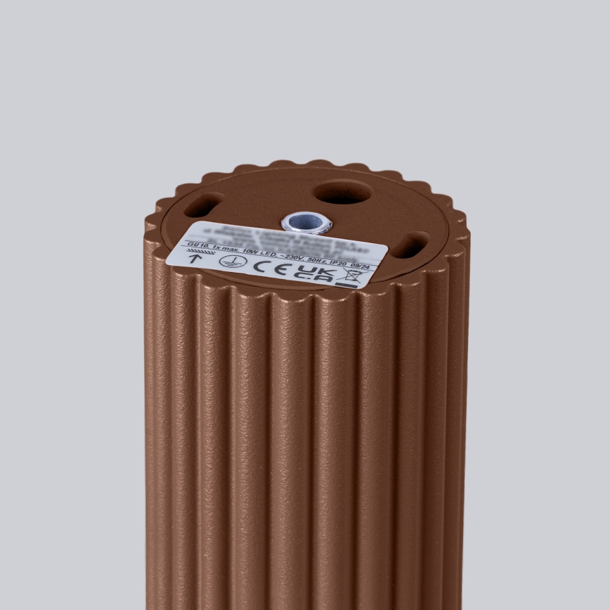 Brilagi - Bodové svítidlo CRESTO 1xGU10/10W/230V 10 cm hnědá