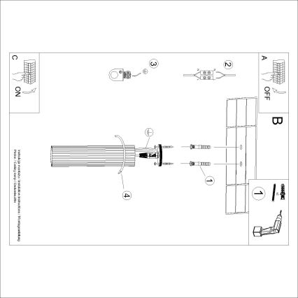 Brilagi - Bodové svítidlo CRESTO 1xGU10/10W/230V 30 cm zlatá